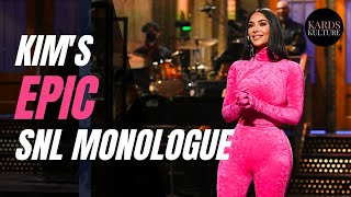 Kim Kardashians SNL Monologue [upl. by Attolrahc]