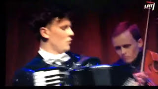 Daft Punk  Get Lucky on accordion – Martynas Levickis and SinChronic [upl. by Carrissa]