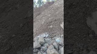 GANDHRI ROAD CLOSE DUE TO HEAVY LAND SLIDE [upl. by Alaham]