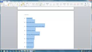 Report Writing Basics on Word [upl. by Aicad]