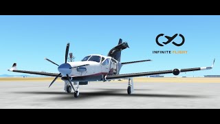 infinite flight tbm 940 startp engineamptakeoff [upl. by Anelaj857]