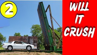 WE BUILT A CAR CRUSHER part 2 [upl. by Kirshbaum738]