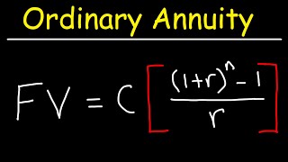 How To Calculate The Future Value of an Ordinary Annuity [upl. by Eicarg]