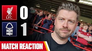 FAILED THE FIRST BIG TEST  LIVERPOOL 01 NOTTINGHAM FOREST  MAYCH REACTION [upl. by Ilenna877]