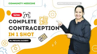 Complete Contraception in 1 Shot A Comprehensive Guide with Dr Priyanka Sachdev contraception [upl. by Phelips23]