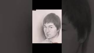 trending sketch drawing shorts viralvideo youtubeshorts brucelee art viralreels [upl. by Gnil]