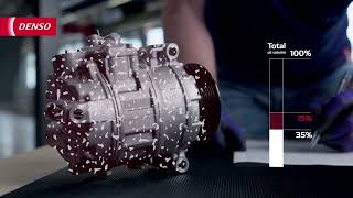 DENSO Aftermarket  how to balance the compressor oil level [upl. by Yatnuhs]