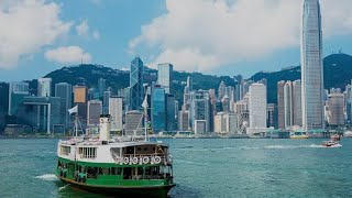 Star Ferry Water TourCentral Pier to Tsim Sha Tsui Hongkong [upl. by Llerrehs70]