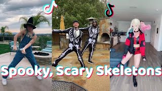 Spooky Scary Skeletons TikTok Dance Compilation 2020 [upl. by Hasila]