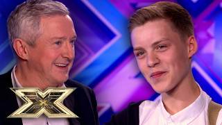 15yearold Reece Bibby performs ACOUSTIC cover of Disclosures Latch  The X Factor Auditions [upl. by Jehias]