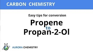 How to convert Propene to Propan2ol [upl. by Engleman]