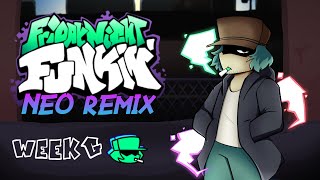 Friday Night Funkin VS Neo Garcello Hard Neo Remix FULL WEEK [upl. by Enimzaj]