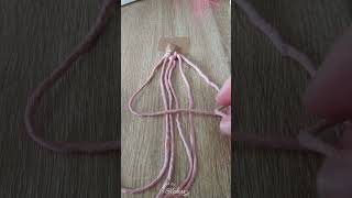 DIY PorteClés en Macramé  Tutoriel Pas à Pas [upl. by Annabel]