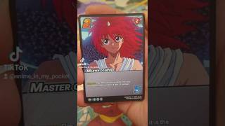 Opening Yu Yu Hakusho TCG yuyuhakusho TCG Boosterpack [upl. by Tammara853]