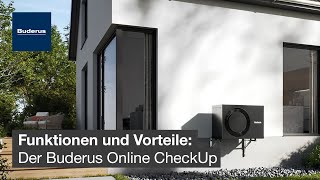 Der Buderus Online CheckUp erklärt  Buderus [upl. by Mikahs]