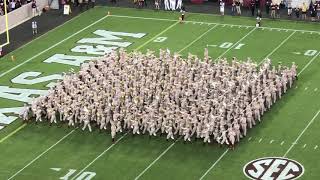 Fantastic Fightin Texas Aggie Band First Halftime Drill of 2019 [upl. by Narmi814]