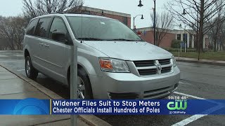 Widener University Suing Chester Over Plans To Put 1200 Parking Meters On Campus [upl. by Munson28]