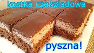 Najlepsze czekoladowe ciasto z ekspresowym kremem 👌 pyszna kostka czekoladowa 👍 [upl. by Timotheus]