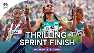 Womens 5000m Final  World Athletics Championships Oregon 2022 [upl. by Cart]