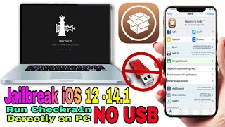 How to run checkra1n on Window no USB flash  Jailbreak iPhone iOS 12  141Window PC [upl. by Freyah]