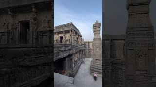 Monolithic rock cut Shiva Temple kailash shiva mahadev [upl. by Philbo]