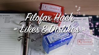 DIY Filofax amp Planer Hack  Likes amp Dislikes  Stempel  Kalender gestalten [upl. by Garlinda]