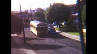 Lehigh Valley Transit Liberty Bell Car Passing Through Perkasie PA [upl. by Zipnick779]