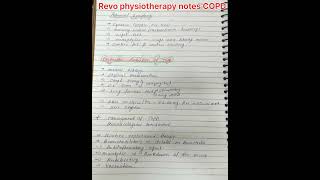 COPD chronic obstructive pulmonary disease notes with digram viral video mbbsbpt easy language [upl. by Esch]