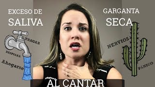 Soluciones para la RESEQUEDAD en la garganta y exceso de SALIVA al cantar  Dra Voz Q amp A [upl. by Fayola563]