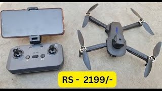 Brushless Motor Best Dual Camera Foldable Drone With WiFi App Control [upl. by Euqinorev]