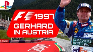 Gerhard Berger STARTING LAST CHALLENGE at Austria in F1 97 [upl. by Cummine762]