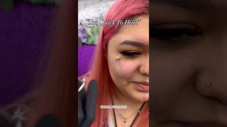 SURFACE PIERCING TO QUICKTO HURT  surface bodypiercing viralshort youtubeshort cutegirl [upl. by Carolynn]