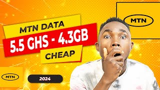 MTN 5GHC for 43GB Data Bundle  Cheap MTN Data Offer 2024 [upl. by Berta]