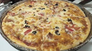 Ginos Pizza Cream cheese pizza Dinner pizza party Buy1 get 1 free 50off special pizza memine [upl. by Ahsahs]