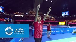 Badminton Mixed Doubles Gold Medal Match  28th SEA Games Singapore 2015 [upl. by Ahseen]