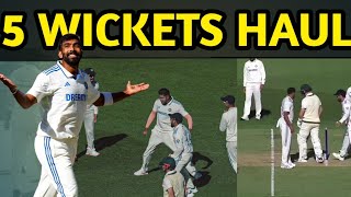 Bumrah class  104 all out kangaroo INDIA VS AUSTRALIA 1 test [upl. by Coletta990]