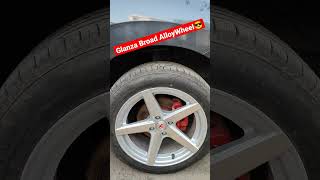 Toyota Glanza Broad Alloy wheels R16185mm  shorts toyota glanza [upl. by Ainsley]