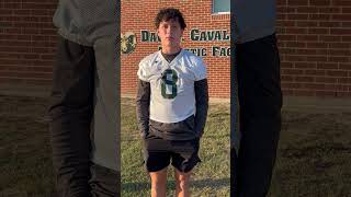 Acadianas Caden DiBetta is ready to make a run in the playoffs highschoolfootball espn football [upl. by Baptista]