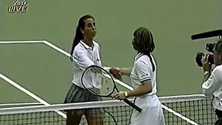 Martina Hingis vs Florencia Labat 1997 US Open R4 Highlights [upl. by Marigolda]