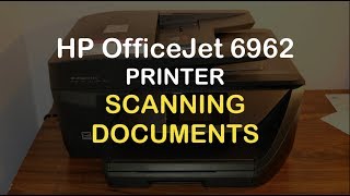 HP Officejet 6962 Scanning review [upl. by Connell843]