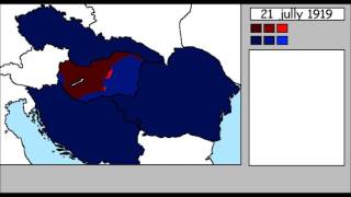 Romanian Hungarian war 1919 every day [upl. by Ranie]