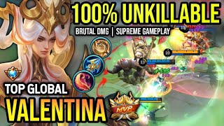 VALENTINA BEST BUILD 2023  TOP GLOBAL VALENTINA GAMEPLAY  MOBILE LEGENDS✓ [upl. by Giraldo715]