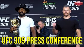 Jon Jones vs Stipe Miocic Press Conference amp Fighter FaceOffs  UFC 309 [upl. by Riedel]