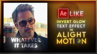 Ae like Text Effect  Alight Motion Tutorial  2024 [upl. by Ainocal]