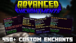 Add CUSTOM ENCHANTS to Minecraft with Advanced Enchantments Plugin Tutorial [upl. by Nalad]