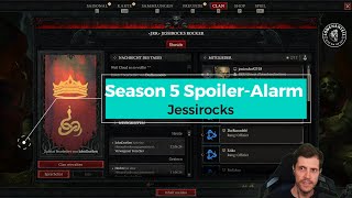 Diablo 4  Season 5 SpoilerAlarm Die Social Season steht bevor jessirocks [upl. by Eisak919]