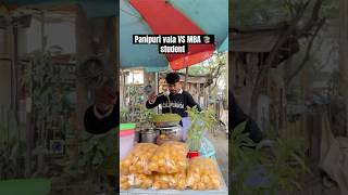 Panipuri vala VS MBA student  Vimal Gupta  funnyvideo panipuri foodie foodlover [upl. by Willey]