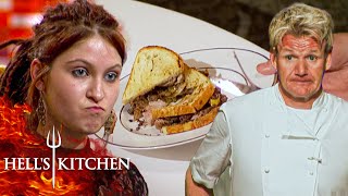 Chef Ramsay Appalled by Soggy Bread in Gourmet Sandwich Challenge  Hells Kitchen [upl. by Naz]