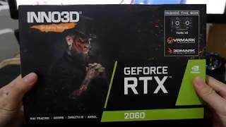 UNBOXING GABUT RTX 2060 INNO3D TWIN X2 6GB GDDR6 [upl. by Waxler]