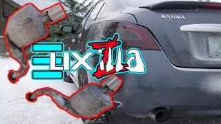 2009 NISSAN MAXIMA MUFFLER DELETE  ELIXZILLA [upl. by Echikson]